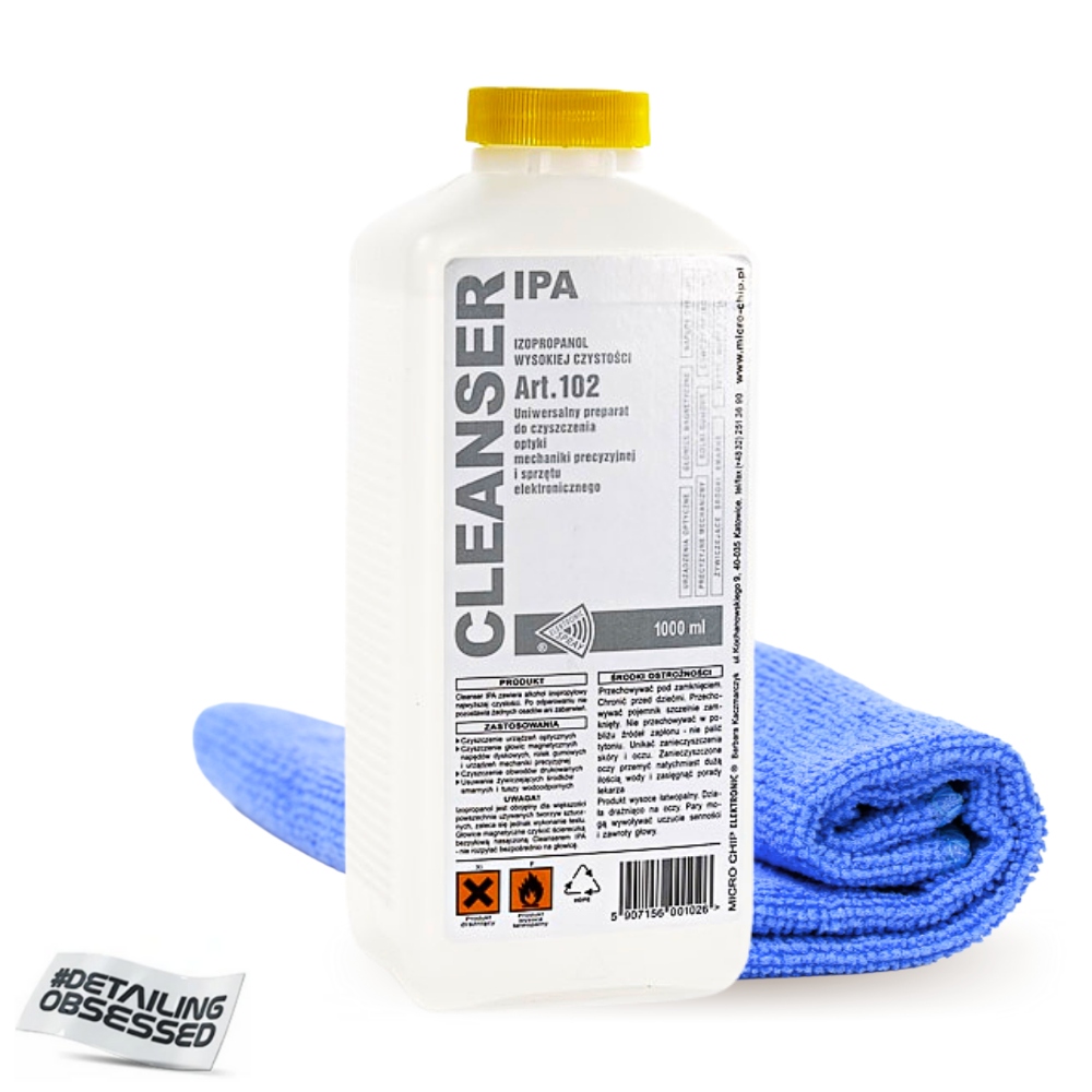 

Zestaw Ipa Alkohol Izopropylowy 1L Mikrofibra
