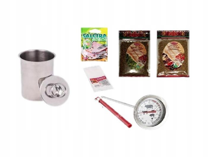 Uzenářský set Šunkovar 1,5 Bylinky teploměr