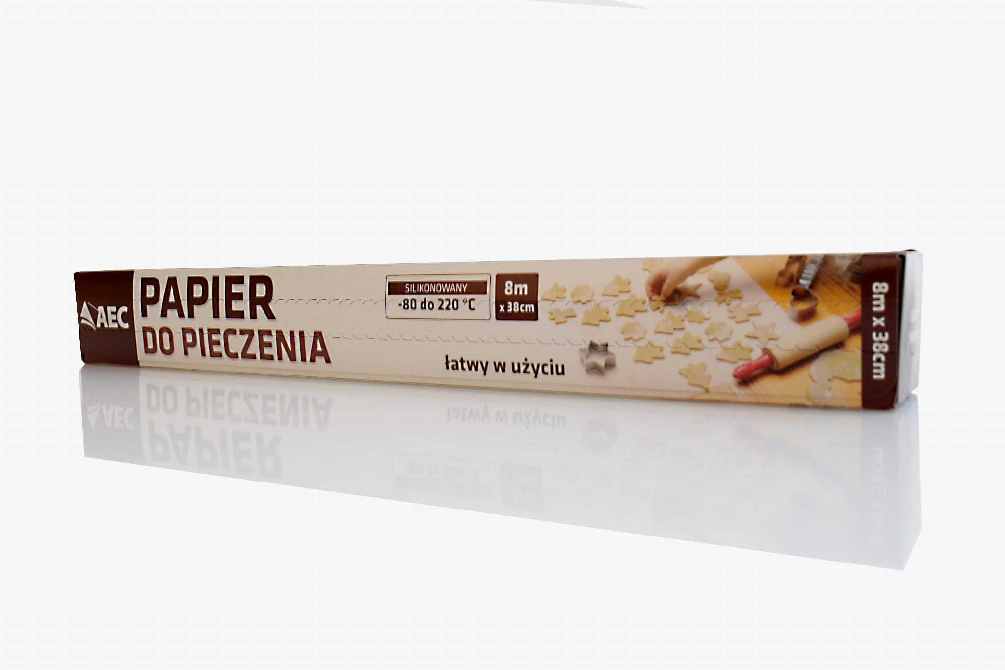 Papier do PIECZENIA w rolce 8m/38cm KARTONIK