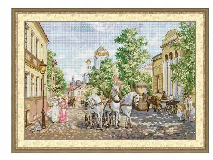 Kanva s potiskem- kanva, mulina, sada