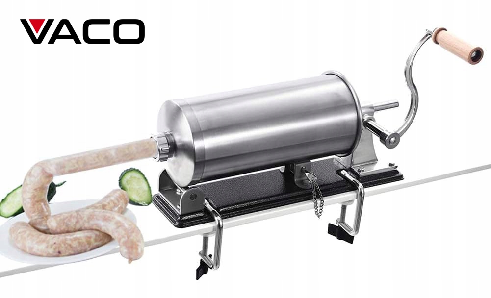 NADZIEWARKA do Kiełbas Wędlin MASZYNKA Szpryca Lewarek do KIEŁBASY 3kg VACO EAN (GTIN) 5903246542981