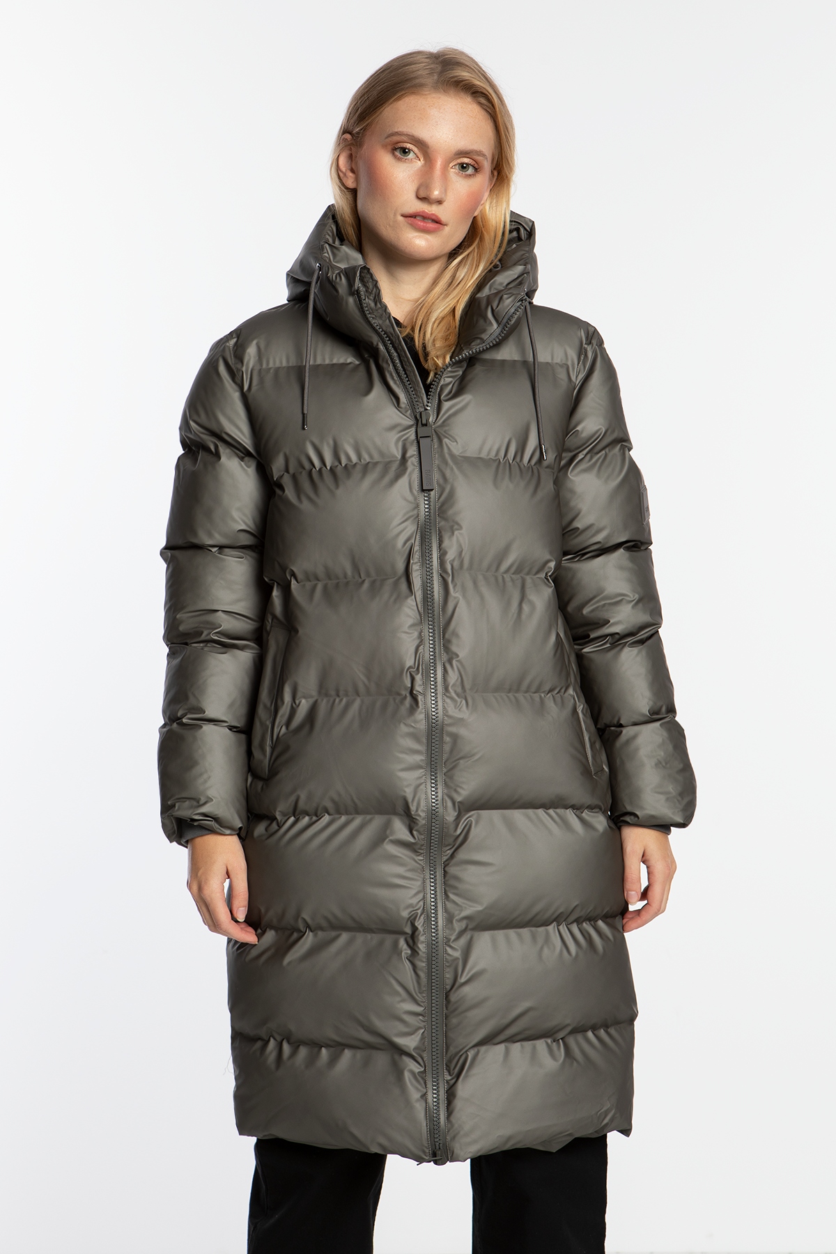 Dámský Kabát Rains Alta Long Puffer Jacket W3T4 15130-201b (xs)
