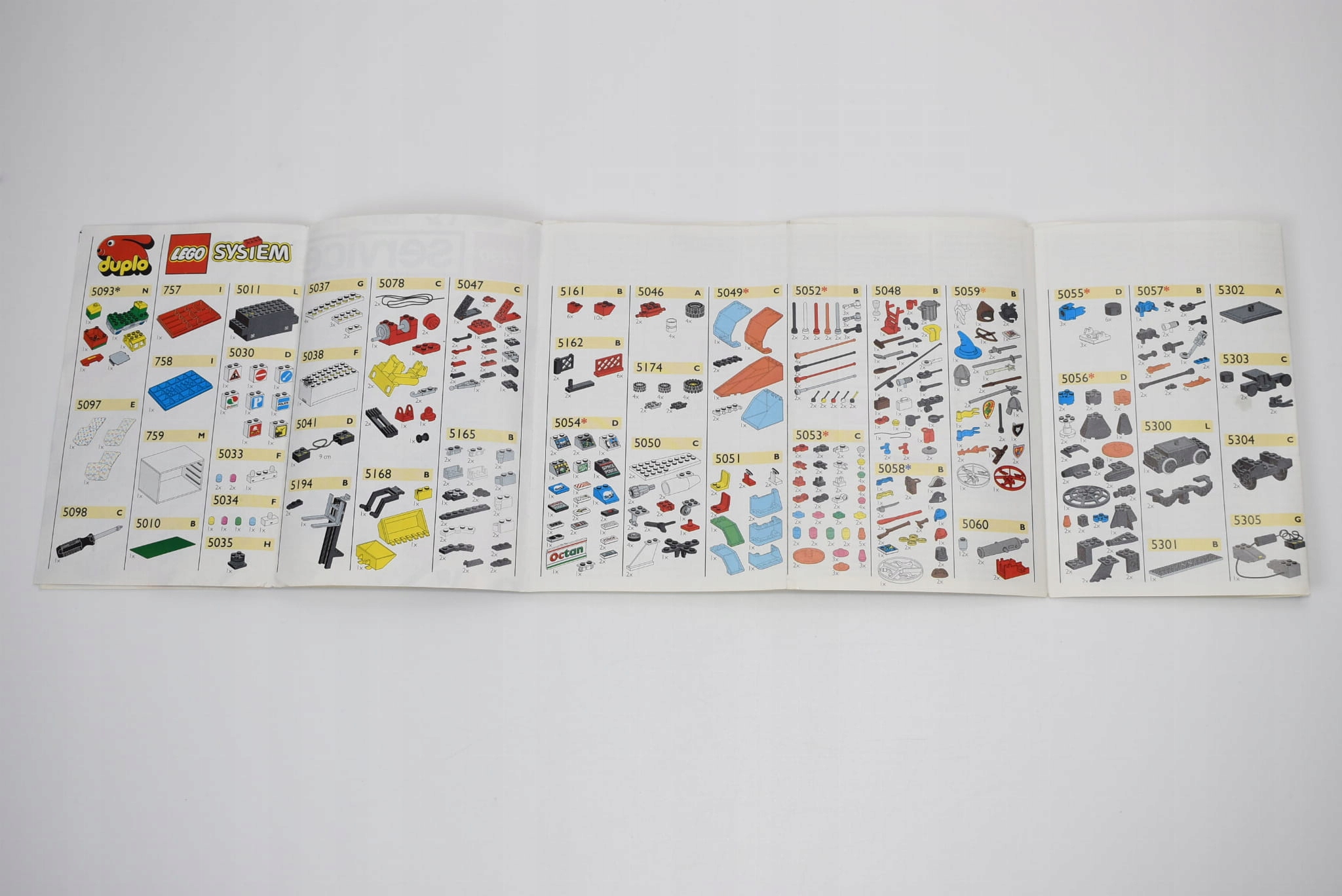 LEGO Service - ulotka serwisowa [1993] A6 Numer produktu 1993