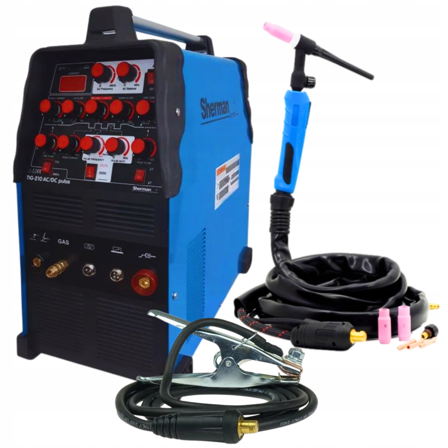 SPAWARKA INWERTOROWA SHERMAN TIG AC/DC 210 PULS
