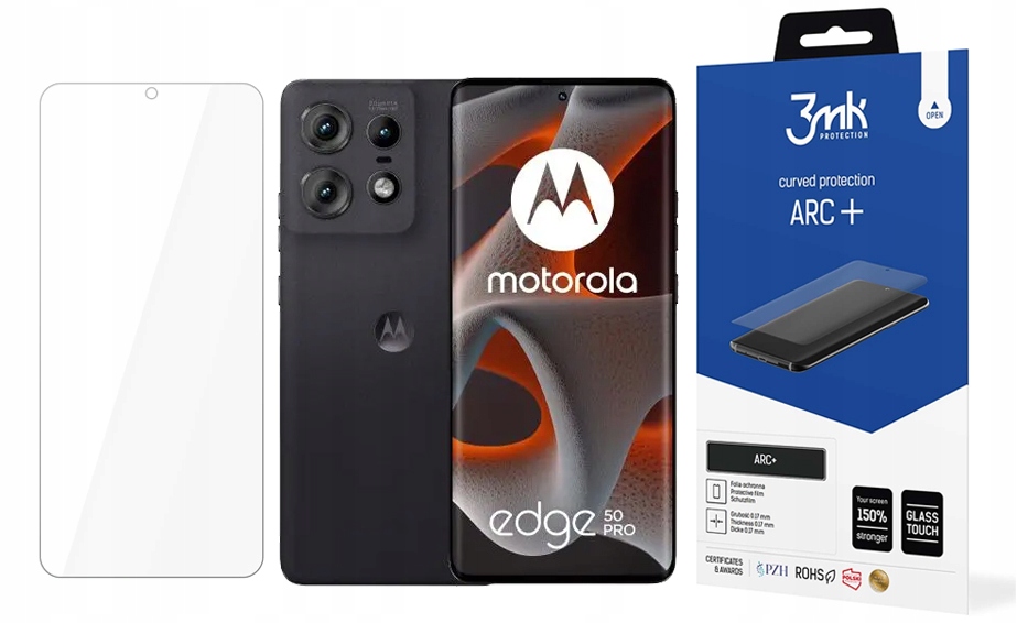 3mk Fólie Arc+ pro Motorola Edge 50 Pro Fólie Fullscreen