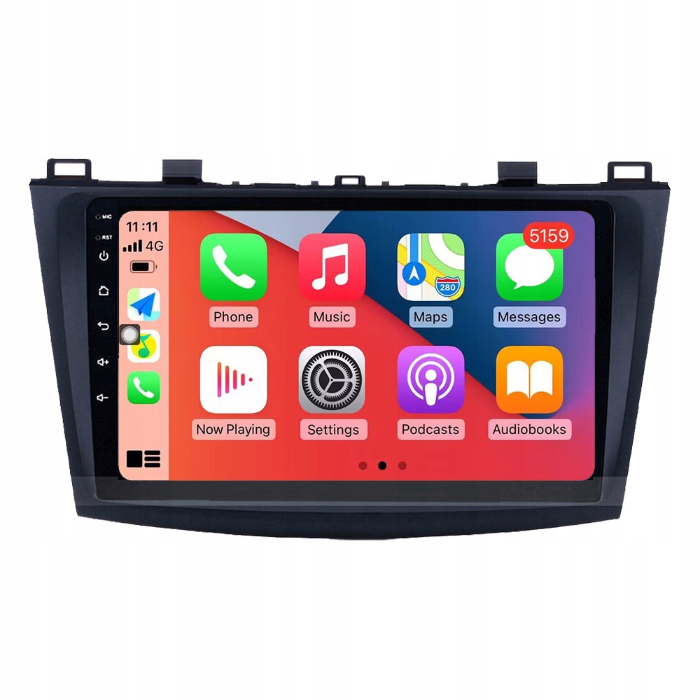 Radio Nawigacja GPS CarPlay Android Auto dla Mazda 3 Mazda3 BL 2010