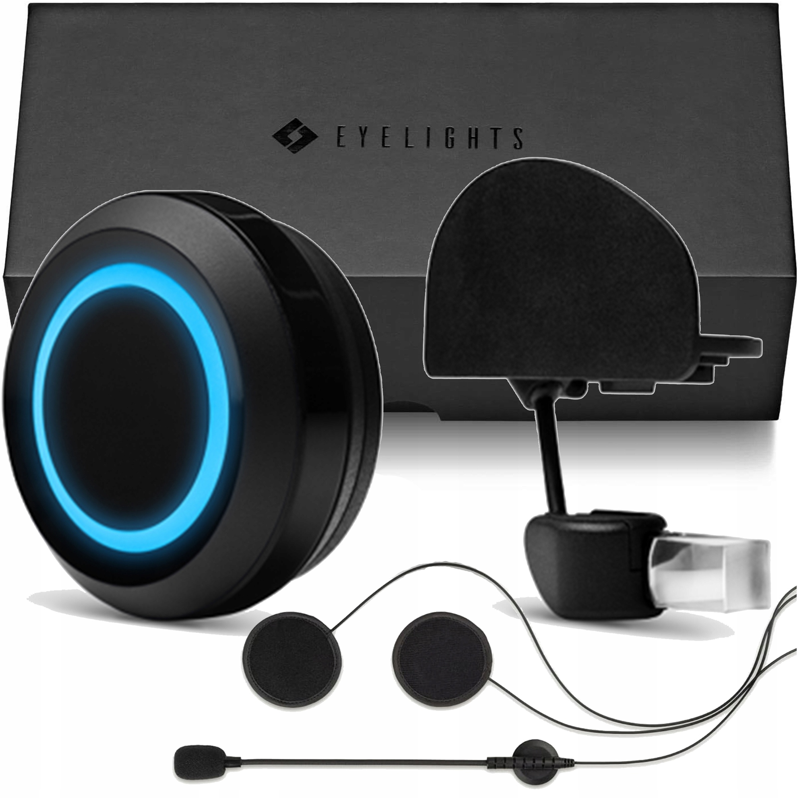 Interkom motocyklowy z wyświetlaczem headup EYERIDE HEAD UP + PILOT BT