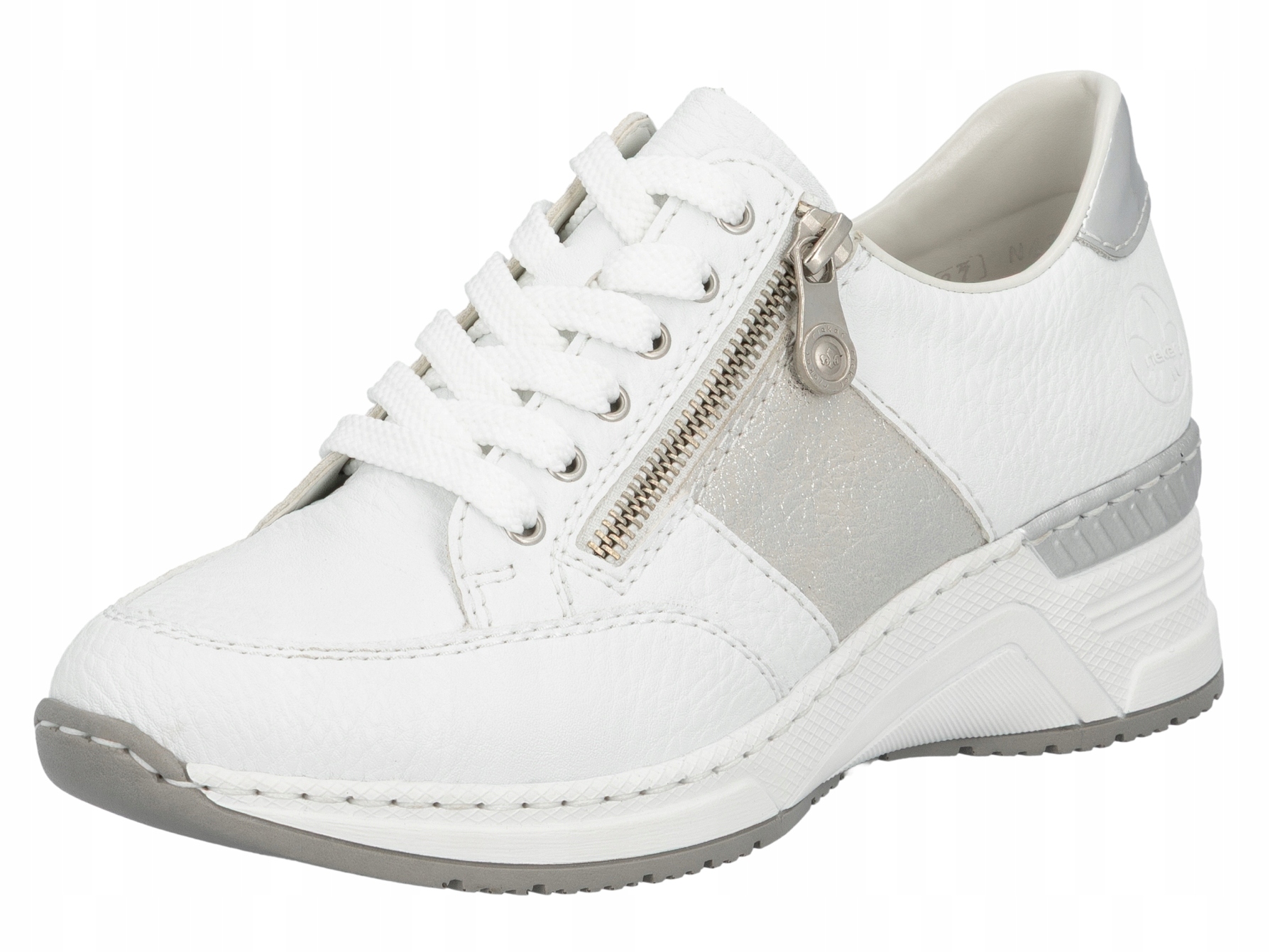 Rieker N4322-80 vel.39 bílé polobotky sportovní tenisky