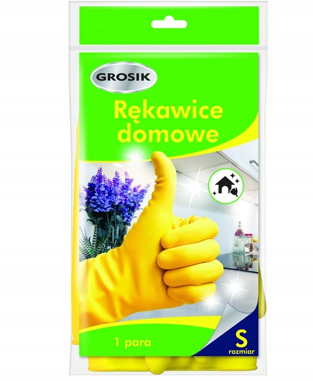 

Rękawiczki wielorazowe Grosik r. S lateks