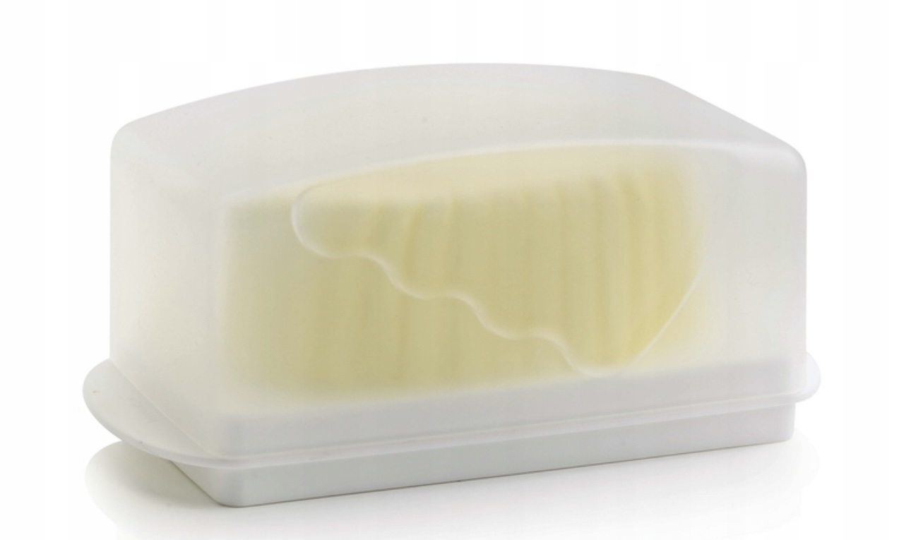 Maselniczka Tupperware NOWA FALA plastik biały