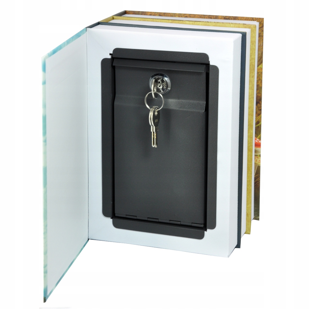 KASETKA METALOWA KSIĄŻKA DUŻA ZESTAW SKRYTKA SEJF Marka Handmet