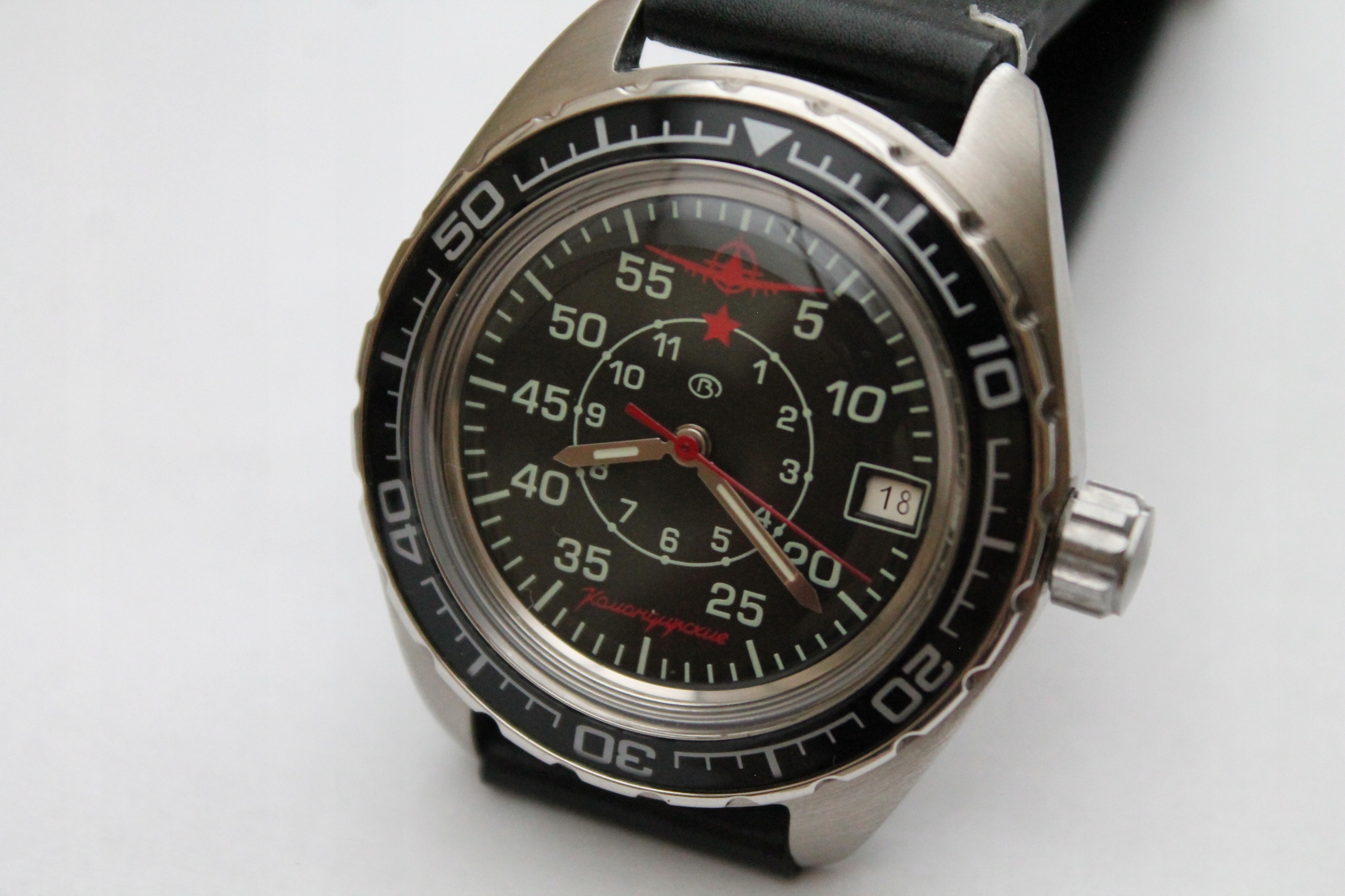 Wostok Vostok Pilot K-020SE Ocel Automat 200 m Nový