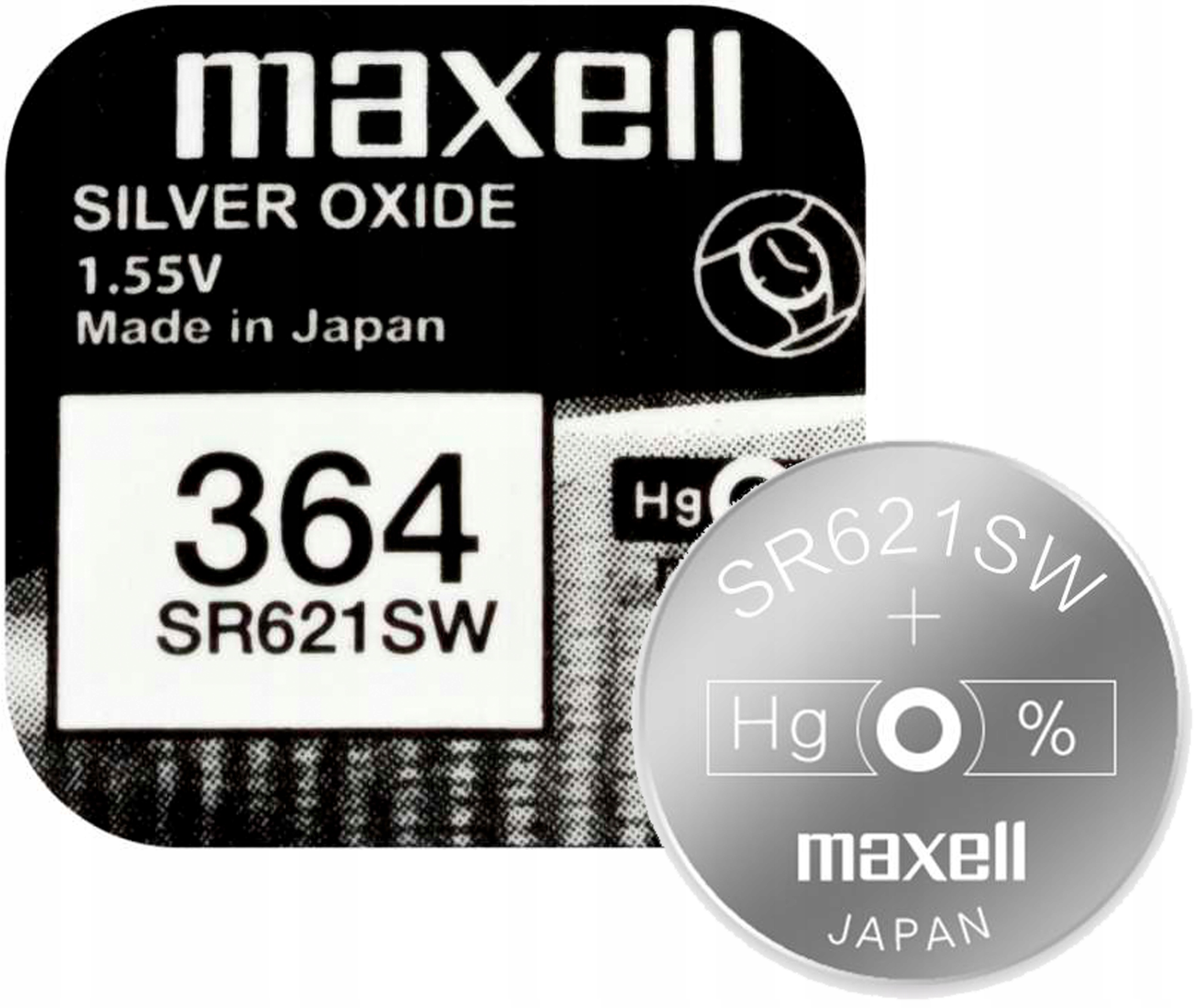 

1x Bateria Maxell 364 SR621SW SR621 G1 LR60 1,55V