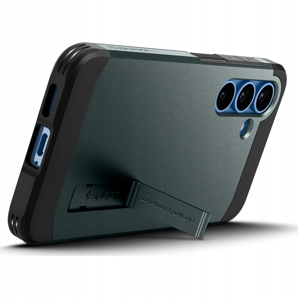 Pouzdro Spigen pro Galaxy S25, pevné a odolné ochranné magnetické s nožičkou