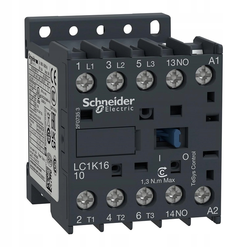 

Schneider stycznik 16A 230V 50Hz 3P 1NO LC1K1610P5