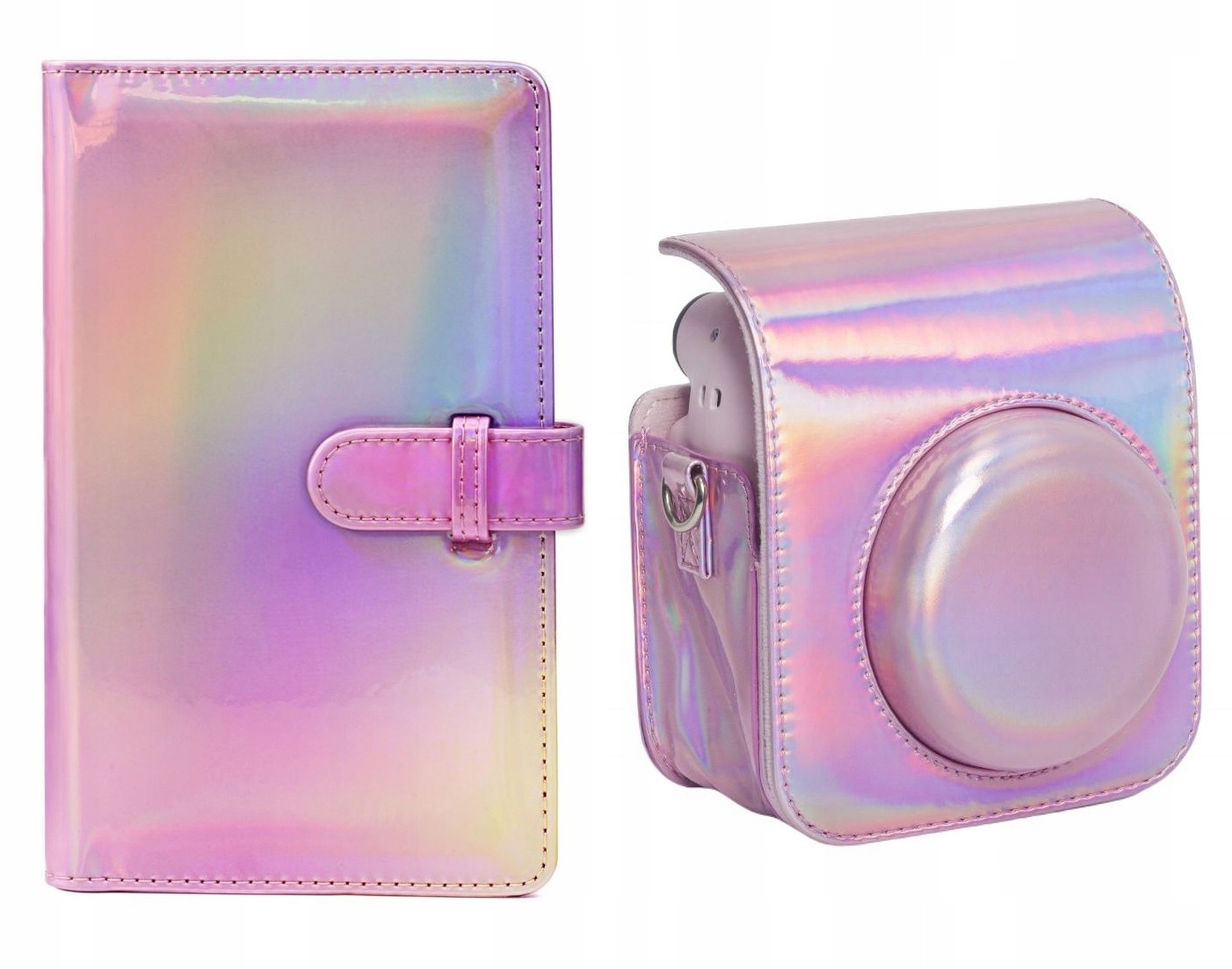 Futerał do Fuji INSTAX Mini 12 + ALBUM Różowy