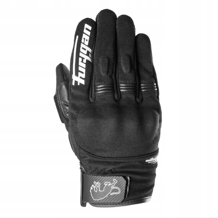Motocyklové rukavice Furygan Jet D3O Evo Black White Ventilované