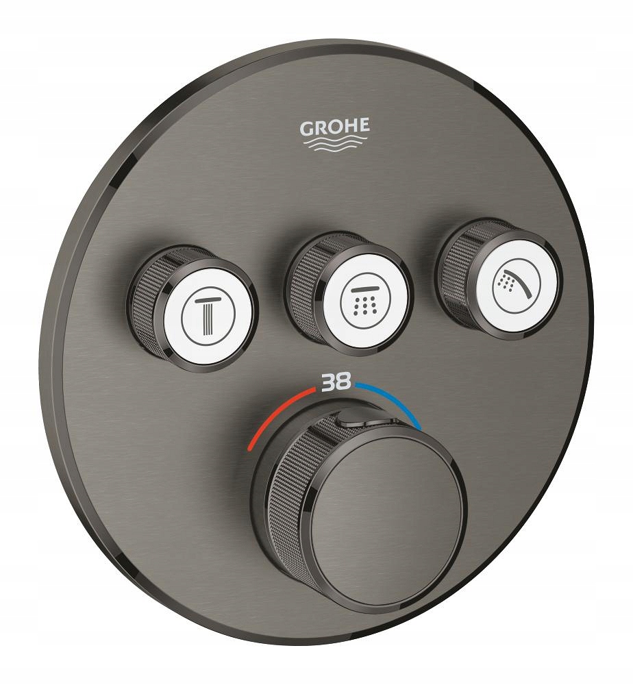 Termostatická Baterie Grohtherm Smartcontrol, kartáčovaný tvrdý grafit