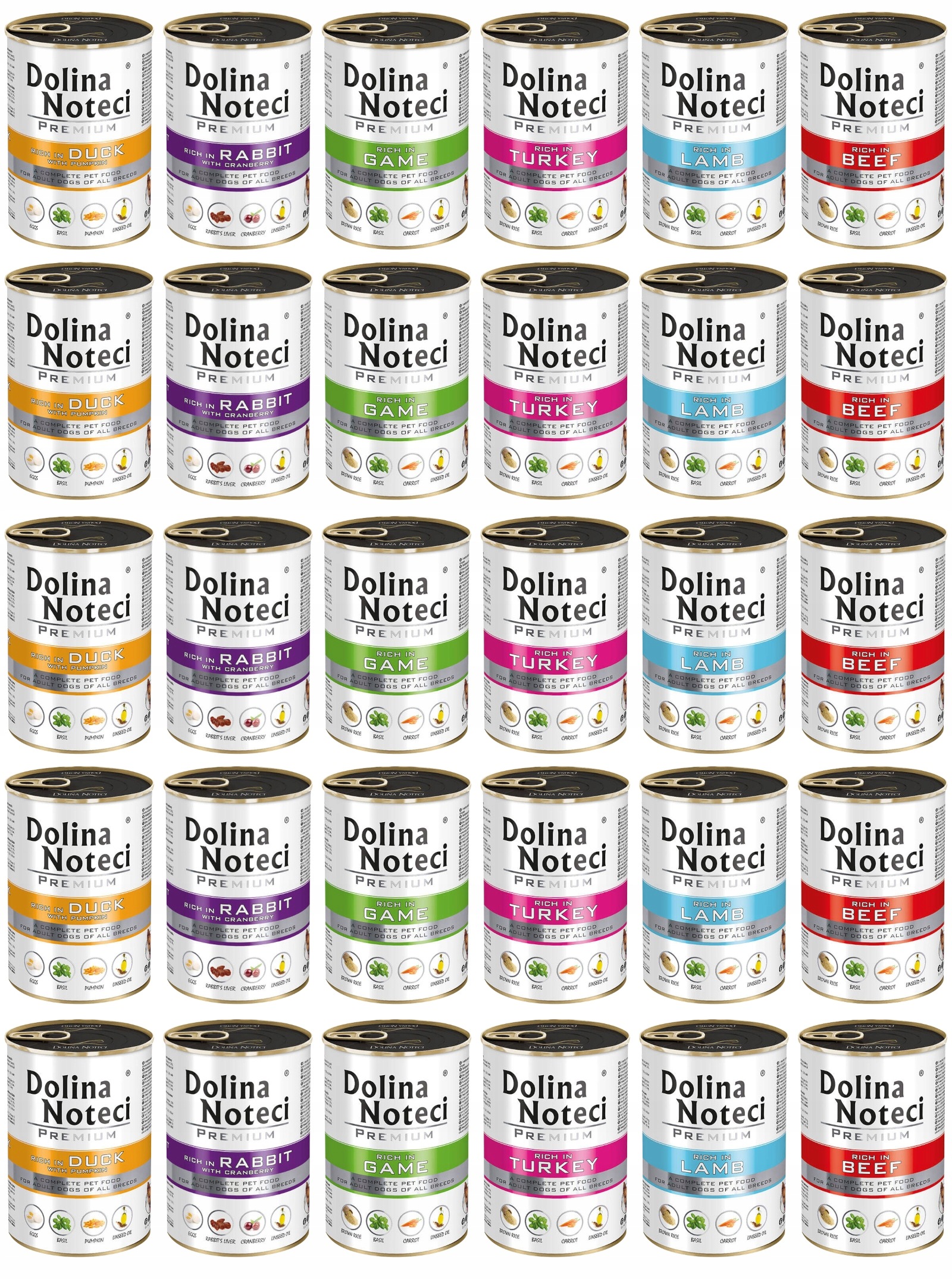Dolina Noteci Mix 30 x 400g Puszka Mokra karma dla psa
