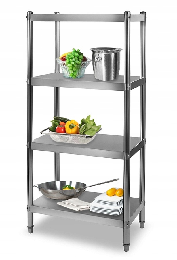 Промисловий стелаж для майстерні нержавіюча сталь 90X40 см