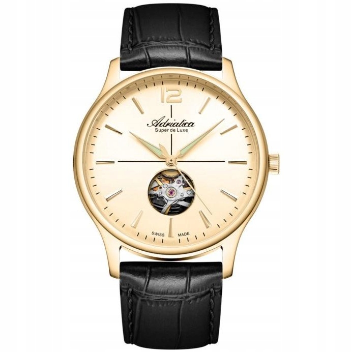Pánské Hodinky Adriatica A8339.1251AO s černým řemínkem