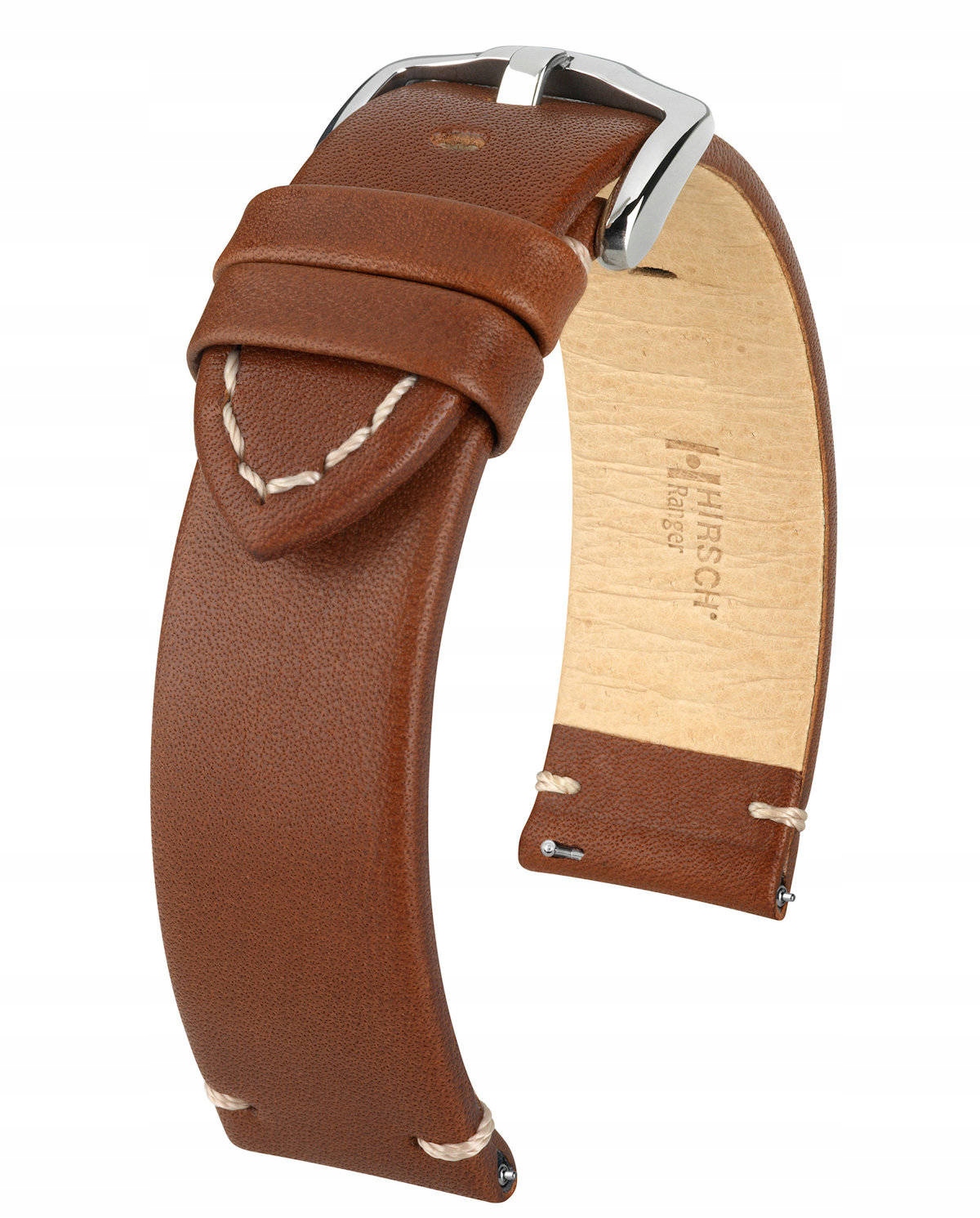 Kožený Pásek Na Hodinky Hirsch Ranger 22 mm