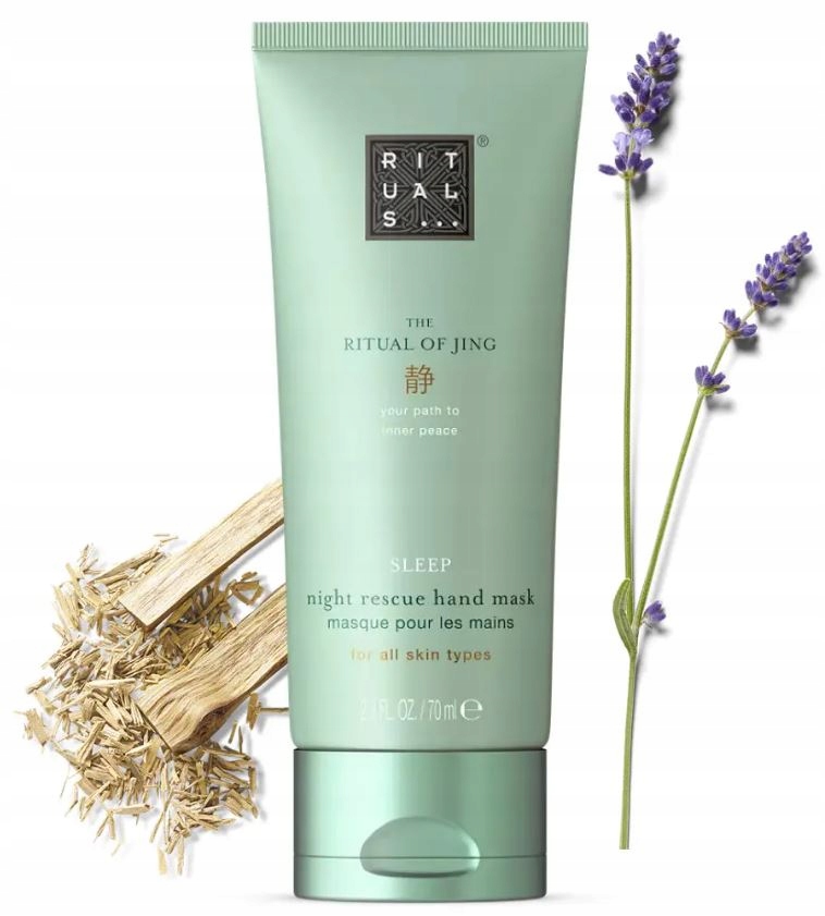 The Ritual Of Jing Hand Mask Maska na ruce Levandule Sandalwood 70 ml