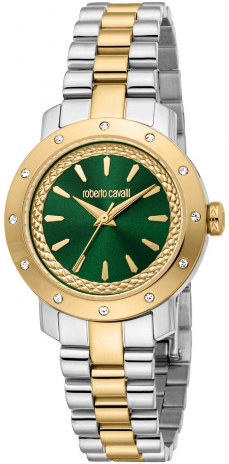 Zegarek damski Roberto Cavalli RC5L125M0075 zielony fashion