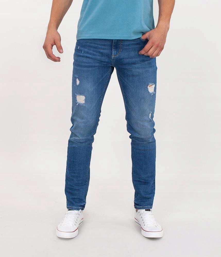 

Lee Cooper Jeansy Slim Hunter 2123 Destroyed 32\32