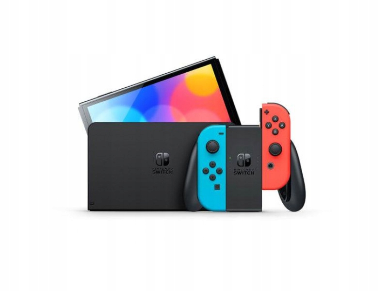 NINTENDO Switch OLED Model Czerwono-Niebieski Stan opakowania oryginalne