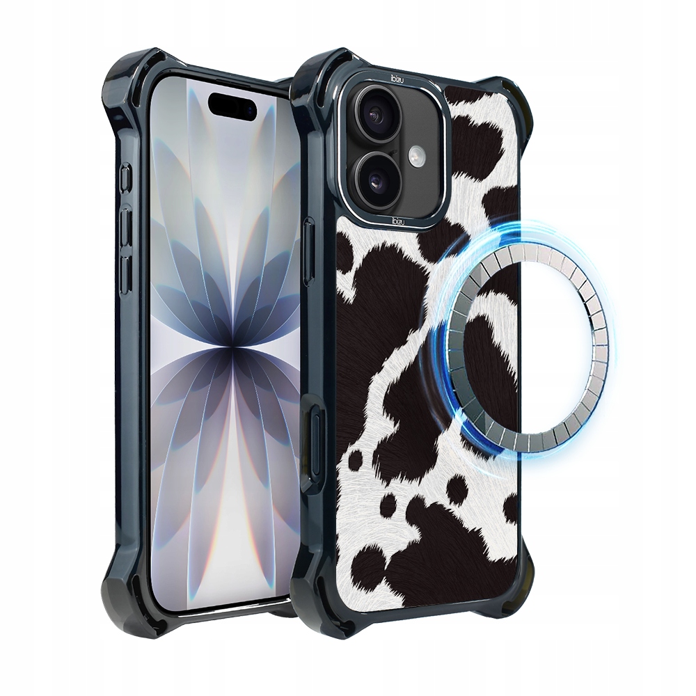 Pouzdro pro iPhone 17 Ibizu DropGuard Ultra s MagSafe, Zew Natury, polská kráva