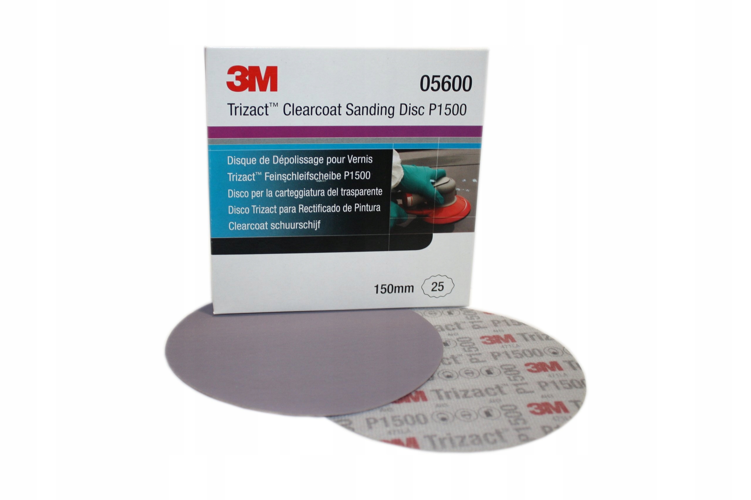 3M 05600 Trizact Krążek Ścierny 150mm P1500