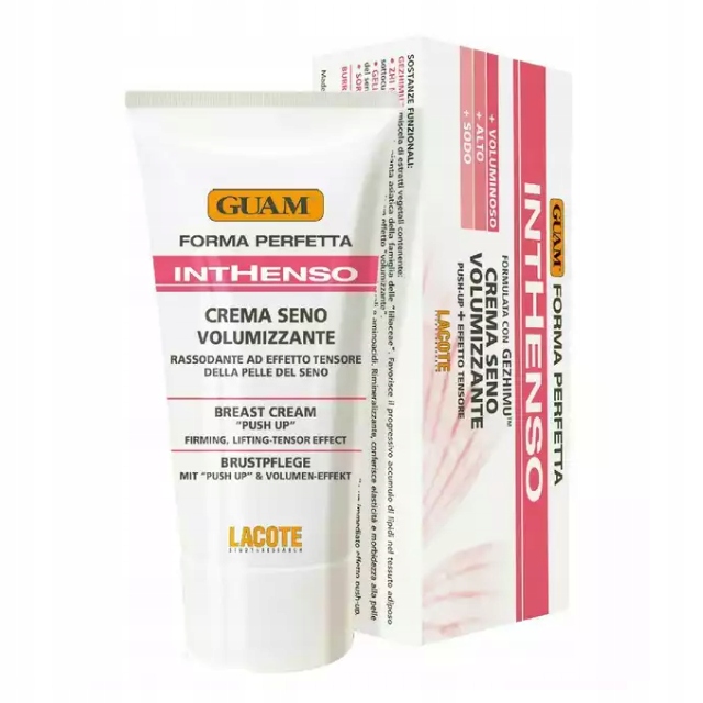 Guam Inthenso push up krém – Zvětšující prsa – 150 Ml