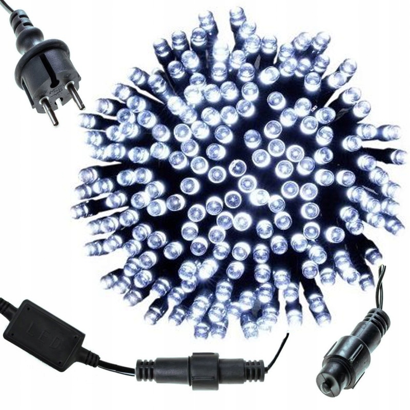 

Lampki Choinkowe Zew. /wewn. 500LED- Stałe Światło