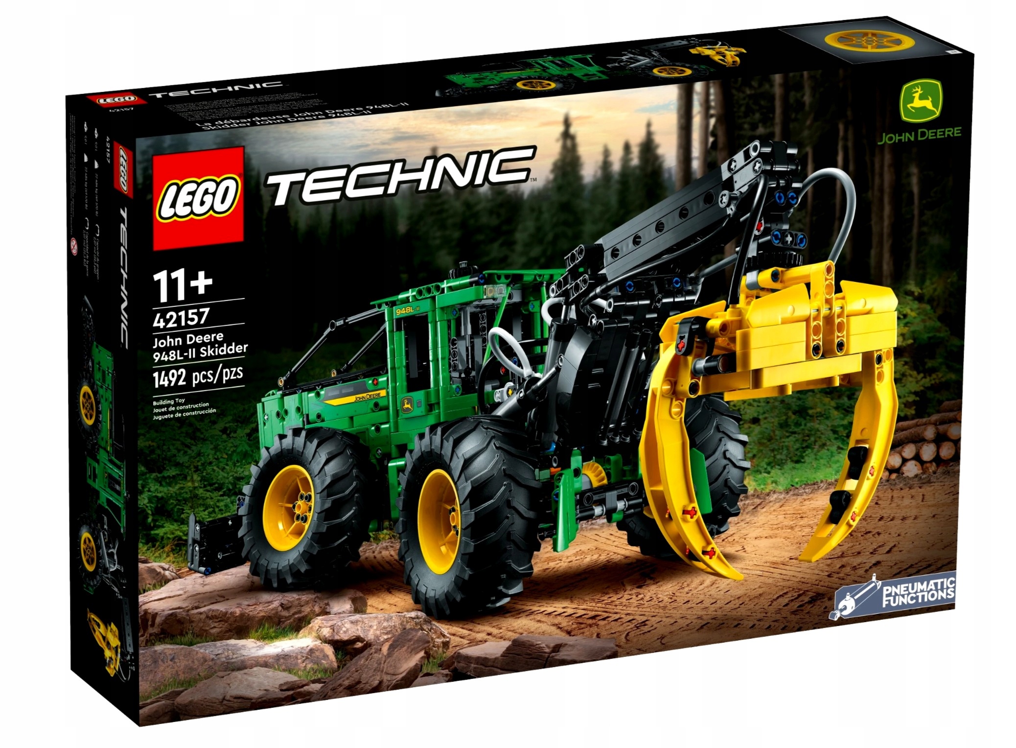 Lego Technic 42157 Trhací traktor John Deere 948L-II Nový
