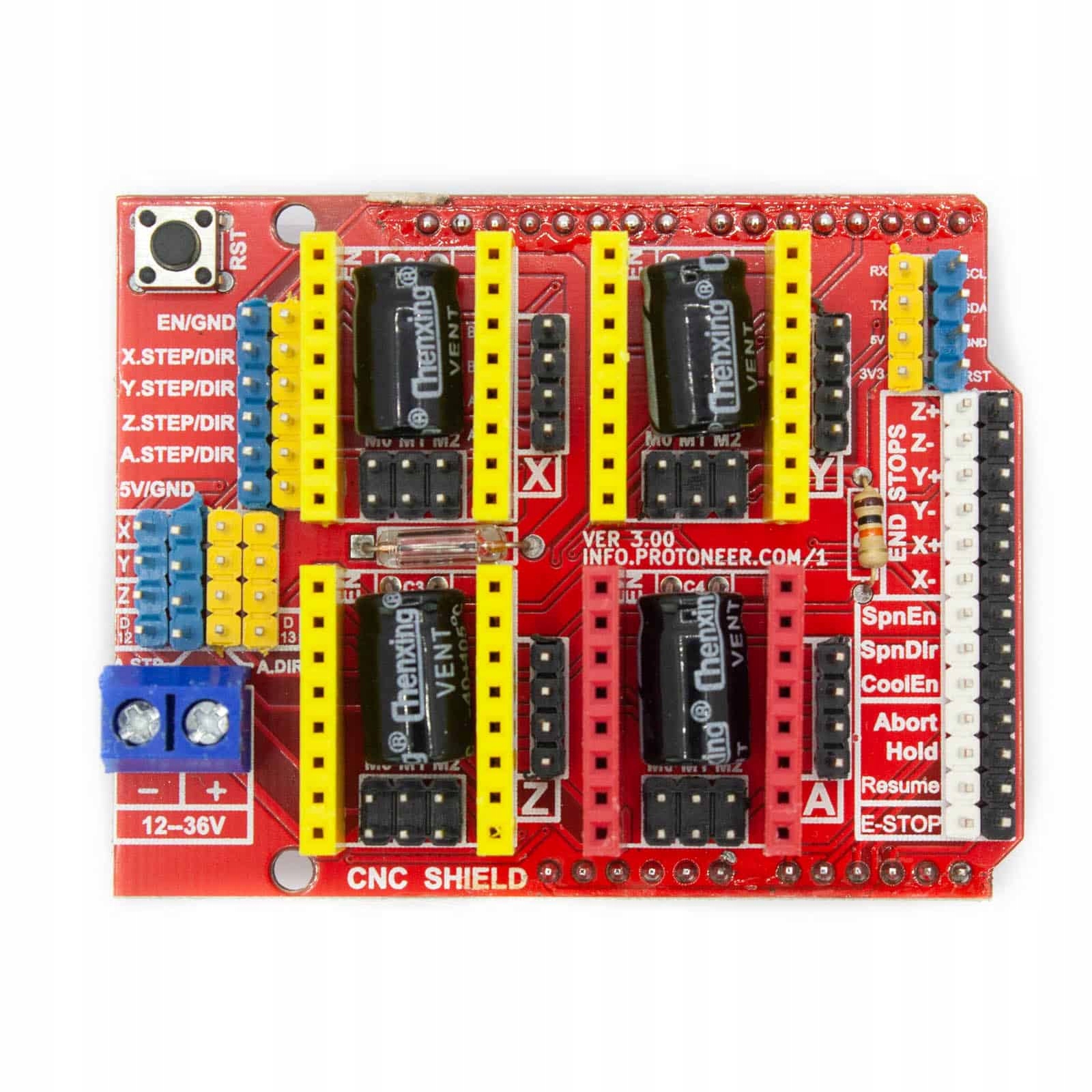 CNC Shield V3 - sterownik frezarki Kod producenta CNC Shield V3 na 4 silniki Arduino Uno