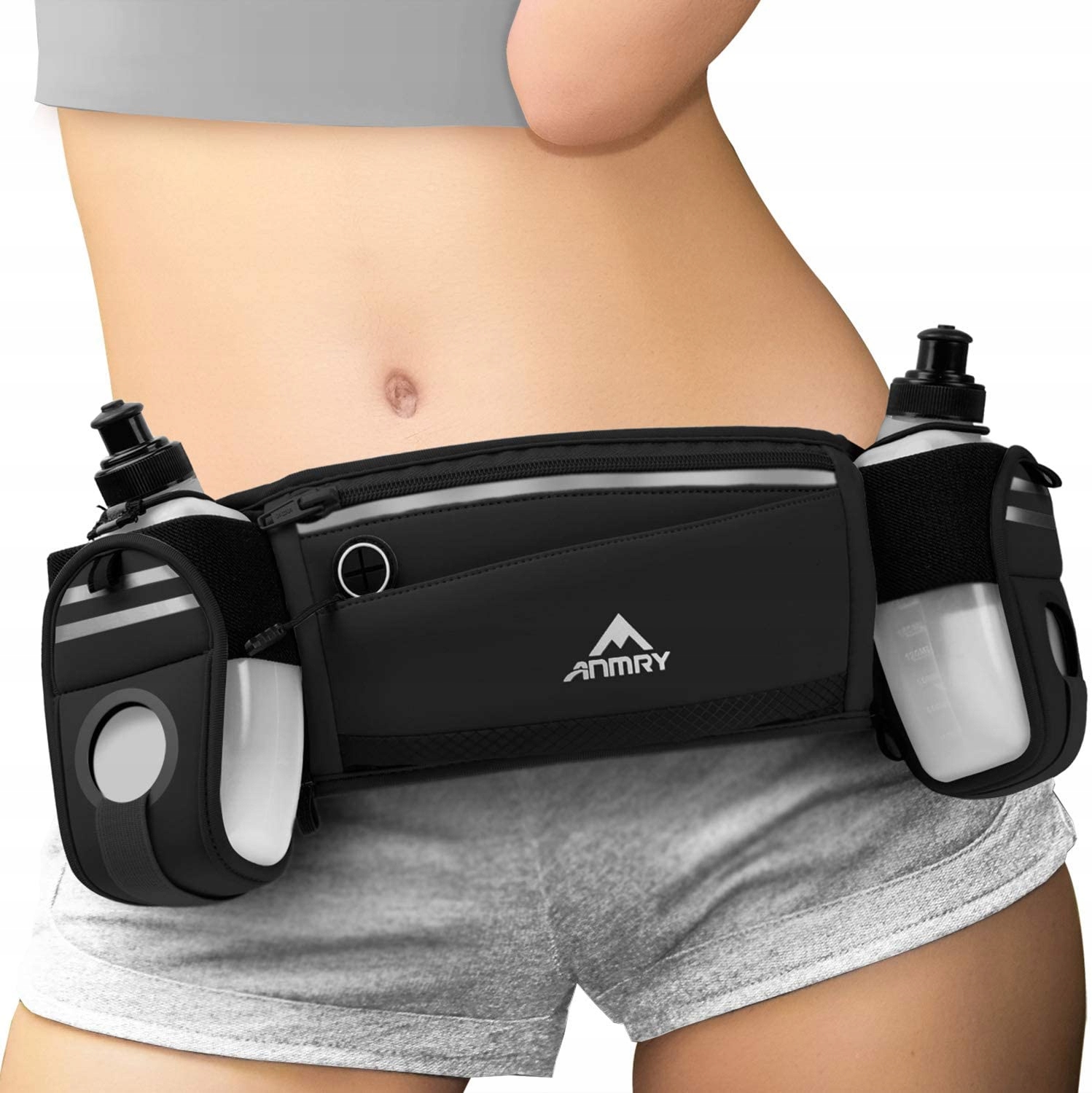 Pas do BIEGANIA z Bidonami TORBA SASZETKA Miękki bidon (softflask) 2x170ml Model 2580399