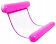 HAMAK WODNY MATERAC DO PŁYWANIA BASEN RÓŻOWY