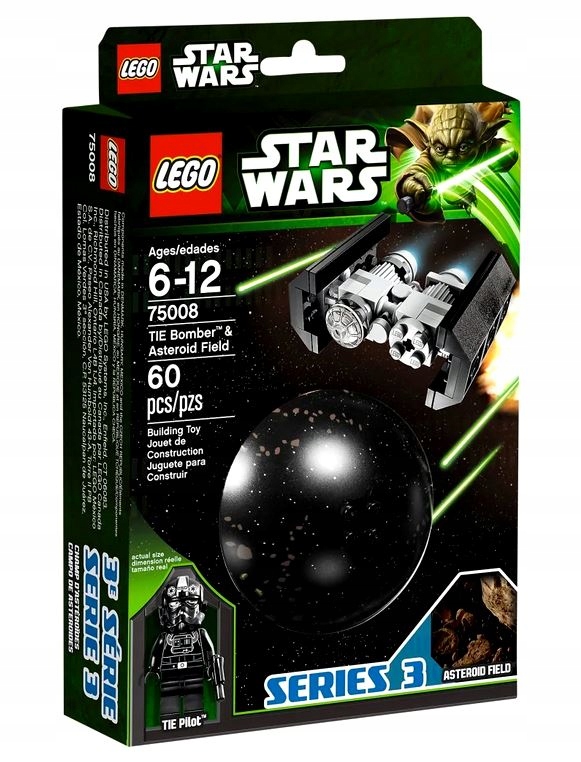 Lego Star Wars 75008 Tie Bomber a pole asteroidů Nové