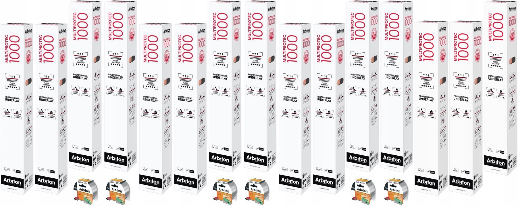 

Multiprotec 1000 ogrzewanie podłogowe 120m2 +6taśm
