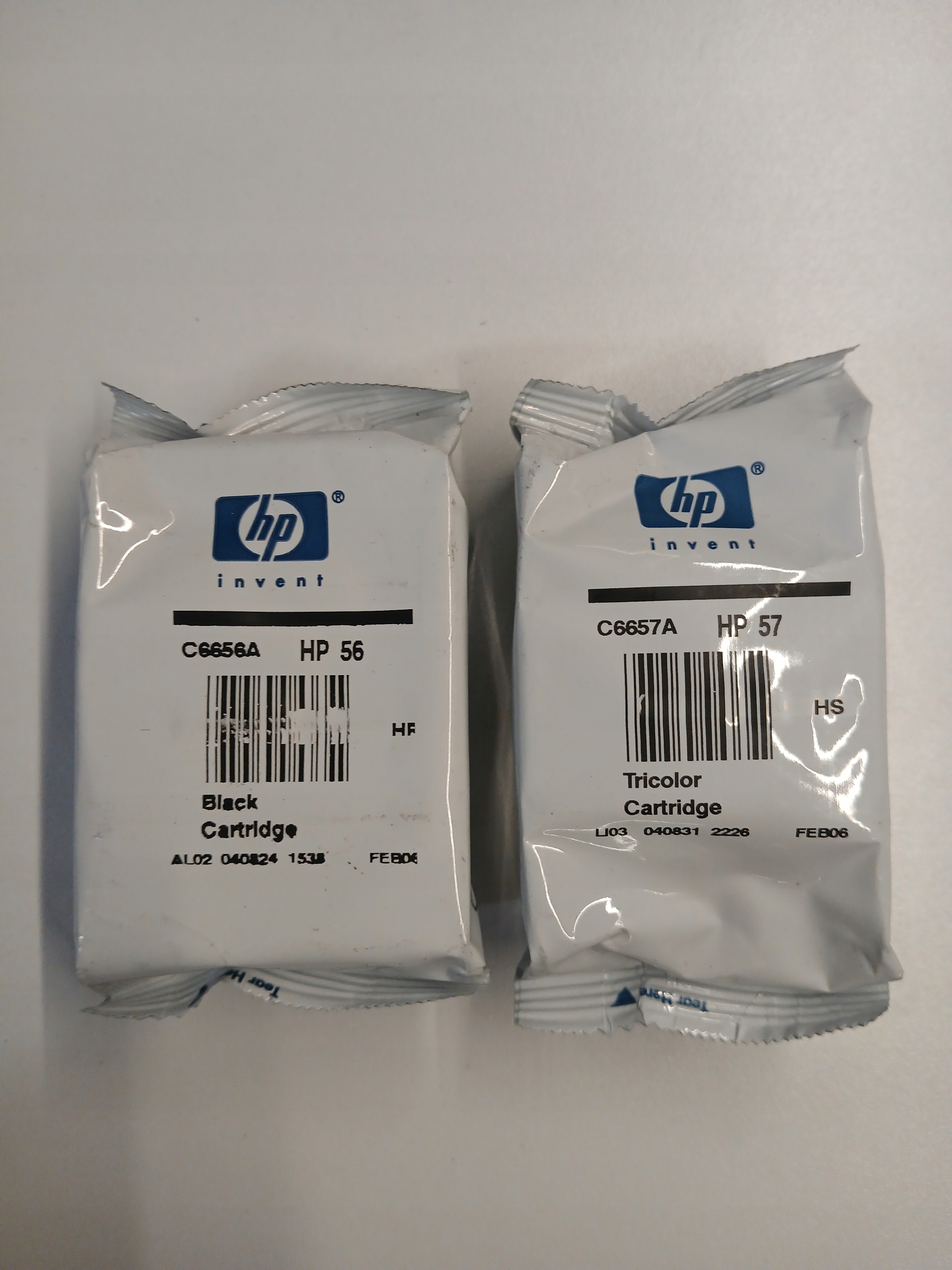 Inkoust Hp 56 57 C6656AE C6657AE Originál