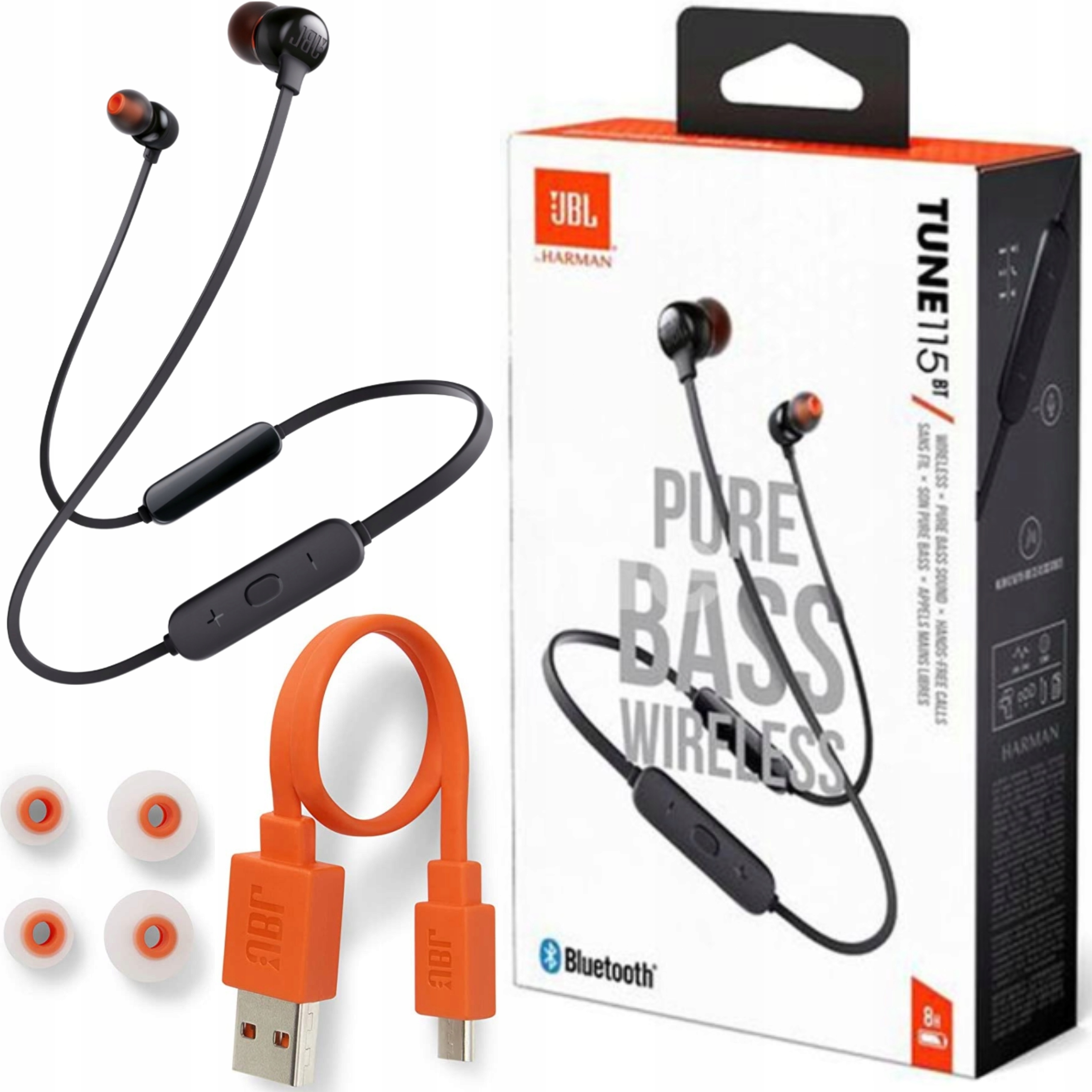 БЕЗДРОТОВІ НАВУШНИКИ JBL BLUETOOTH З МІКРОФОНОМ