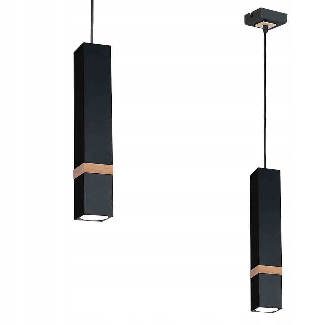 Závěsná lampa Vidar Black 1xGU10