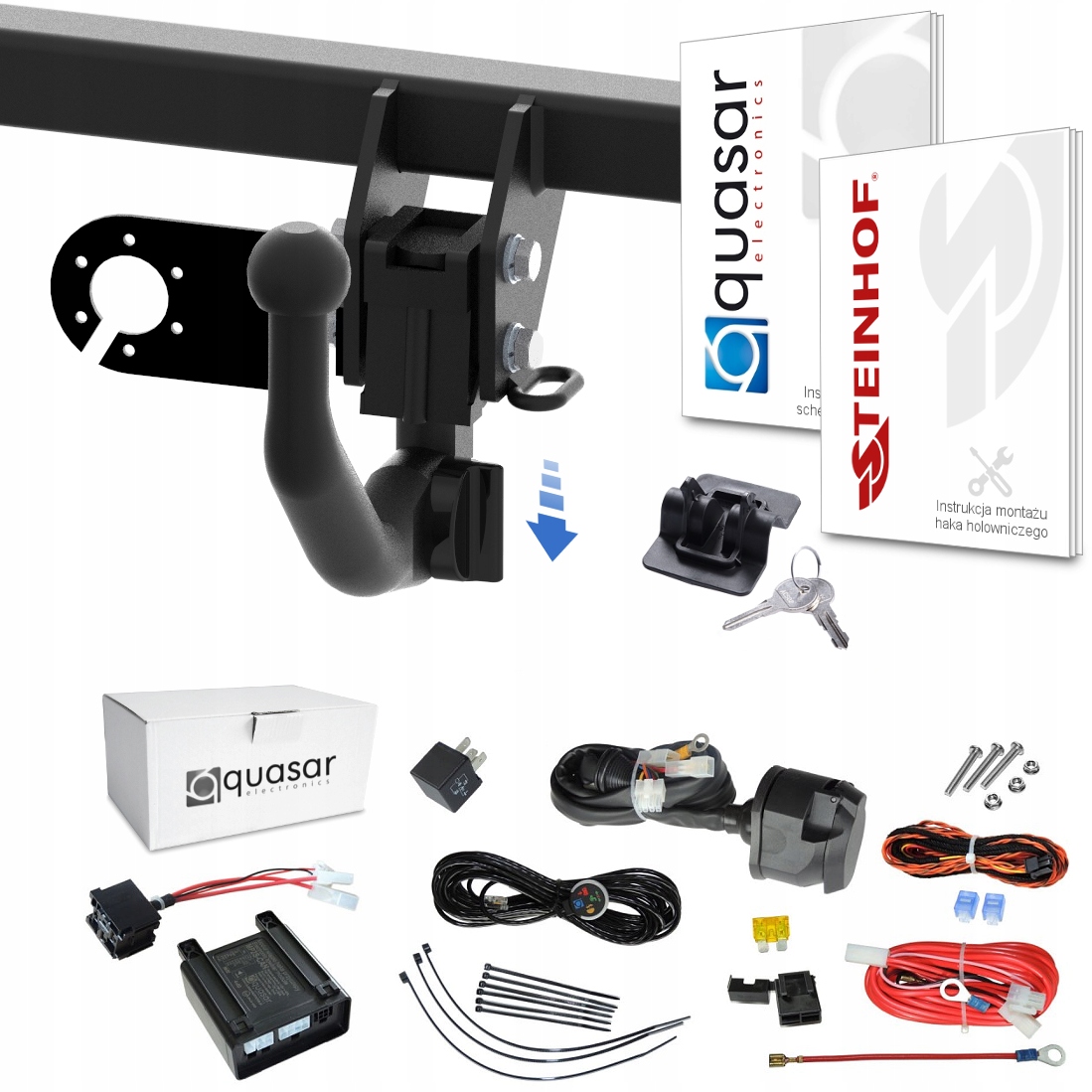 

Hak holowniczy+13P dedykowana do Audi Q7 II 4M 15-