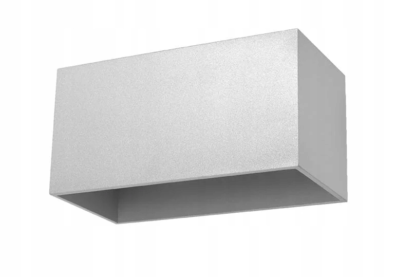 Nástěnné svítidlo Sollux Lighting Quad Maxi Šedé 2xG9 Hliníkové