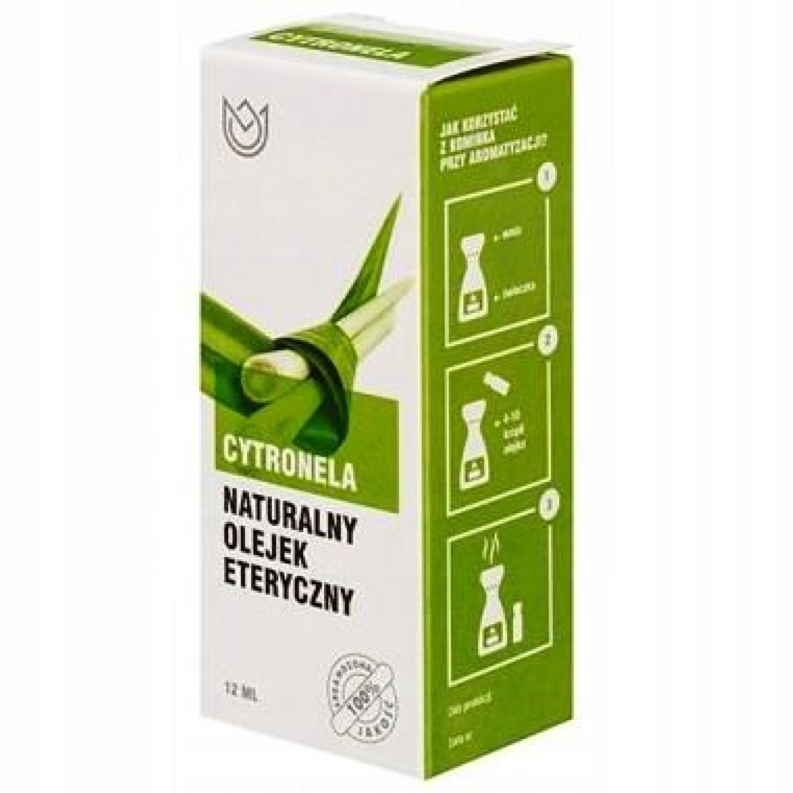 

Naturalny Olejek Eteryczny Cytronela 12ml