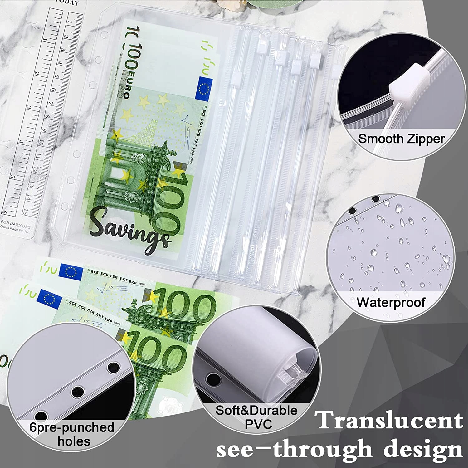 Planer budżetu A6, książeczka oszczędnościowa Kolor dominujący czerń