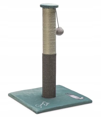 Levně Škrabadlo pro kočky Karlie Simon's Cat 40x40x60cm se závěsným míčkem