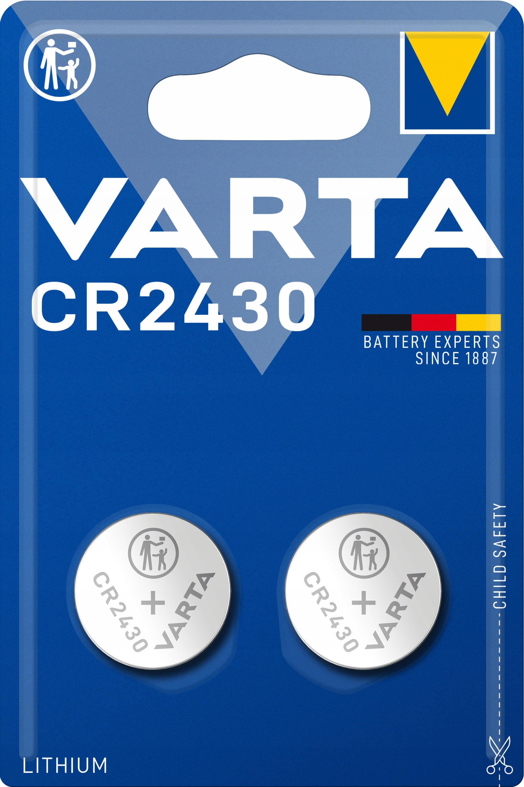 

2x Bateria Guzikowa Varta CR2430 Cr 2430 Litowa 3V