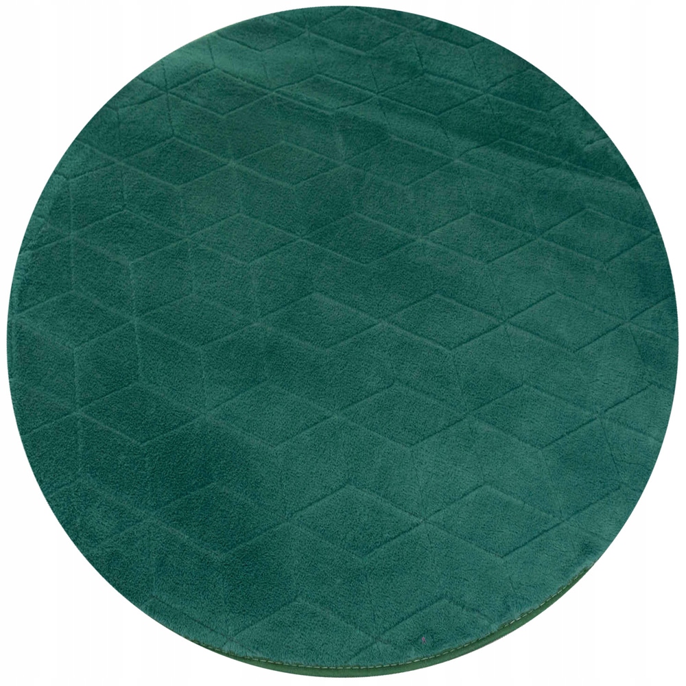 Koberec kulatý Rabbit 3D 150 cm BottleGreen